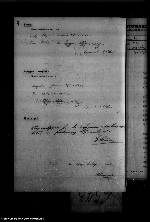 Obraz 8 z jednostki "Gospodarstwo rolne R. Świtalskiego majątek Psarskie powiat szamotulski nr woj. 6573"