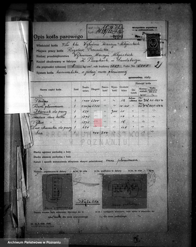 Obraz 6 z jednostki "Wytwórnia maszyn młyńskich w Rogoźnie, pow. obornicki własność. Połaszewski"