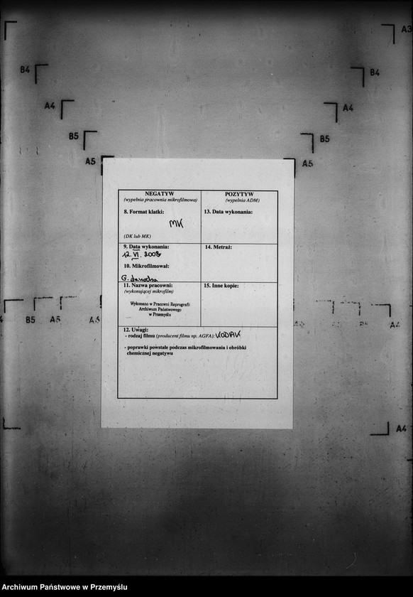 Obraz 3 z jednostki "[Kopie ksiąg metrykalnych parafii Milik z filią Andrzejówka (dekanat Muszyna)]"