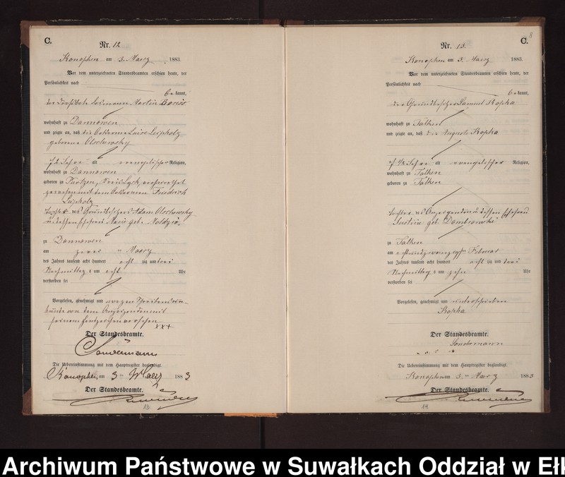 image.from.unit.number "Sterbe-Neben-Register des Preussischen Standes-Amtes Gr. Konopken Kreis Loetzen"