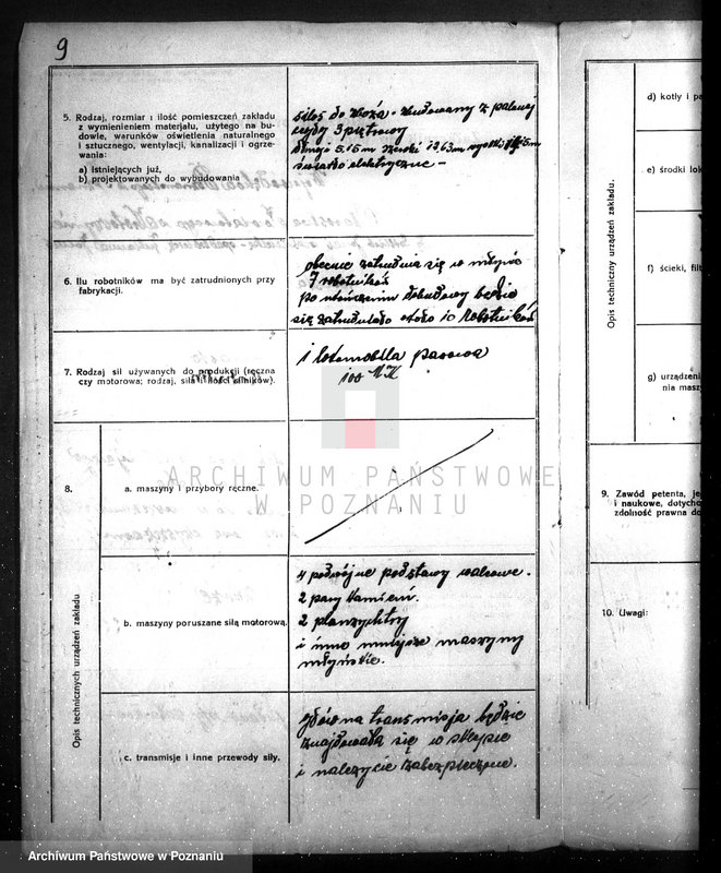 image.from.unit.number "Podanie o pozwolenie na budowę silosa i rozbudowy czyszczarni przy młynie parowym firmy Gottlieb Jonas, Kobylin, pow. krotoszyński"