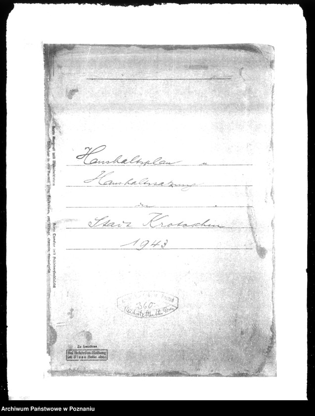 Obraz 4 z jednostki "Haushaltsplan und Haushaltssatzung der Stadt Krotoschin"