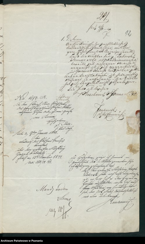 Obraz 16 z jednostki "A. betr. den diesseitigen Untertanen polnischen Flüchtling Joseph von Zaborski"