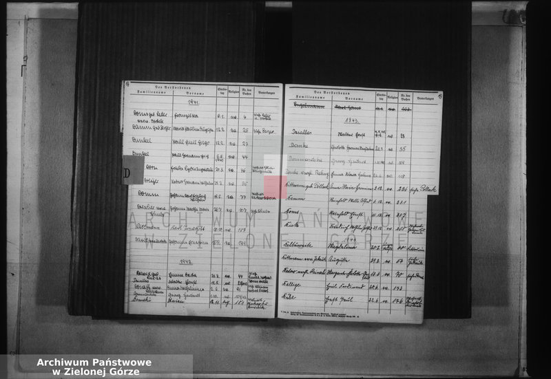 image.from.unit.number "Alphabetisches Namenverzeichnis für die Sterbebücher des Standesamts Sommerfeld"