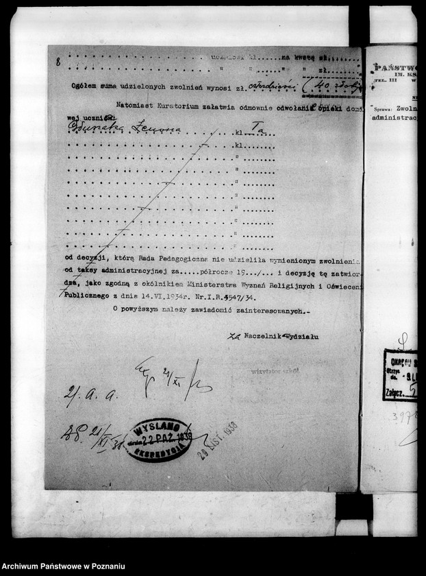 Obraz 11 z jednostki "Państwowe Liceum i Gimnazjum- Szamotuły [spis abiturientów]"