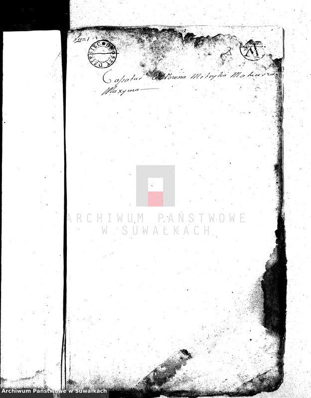 image.from.unit.number "Dowody do Akt Małżeństwa Gminy Wigierskiey od dnia 1 Maja 1810 Roku do dnia ostatniego kwietnia 1811 Roku."