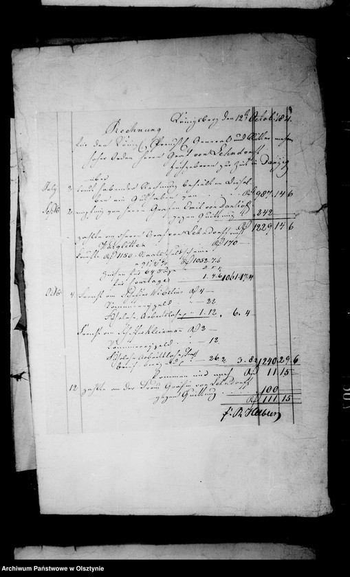 image.from.unit.number "/Schriftwechsel mit dem Kommissionsgeschäft- Haebler- Blanquart in Königsberg u. a. /"