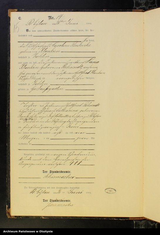 image.from.unit.number "Sterbe-Neben-Register Nr 1 - 27"