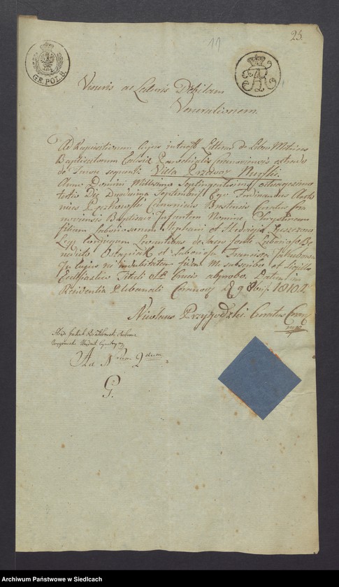 Obraz 12 z jednostki "Dowody do akt małżeństw"