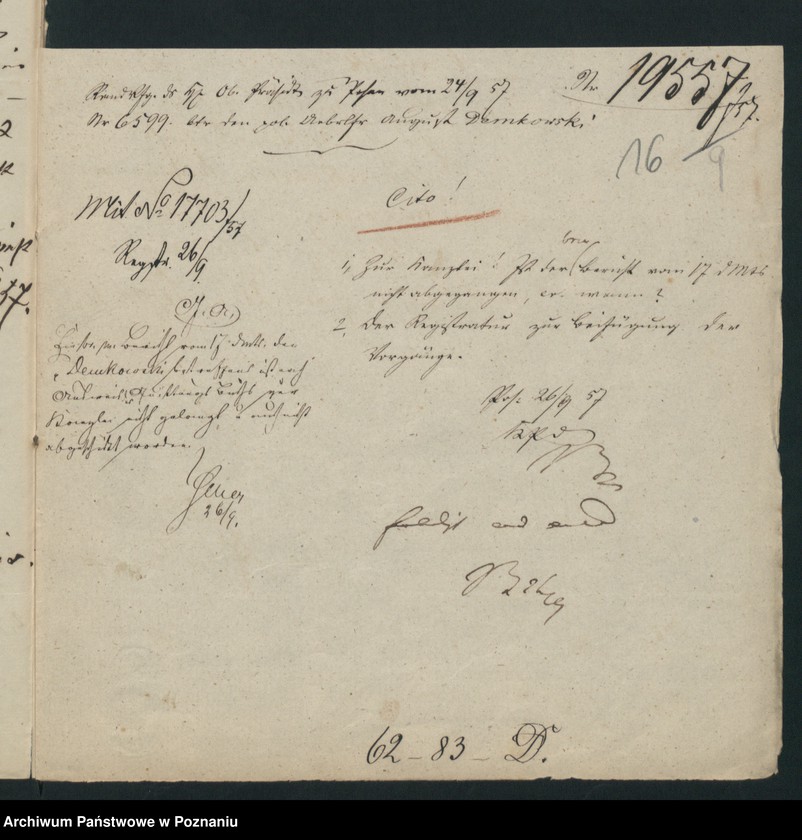 Obraz 19 z jednostki "A. betr. den Auskunft über Ausländer Lit. D"