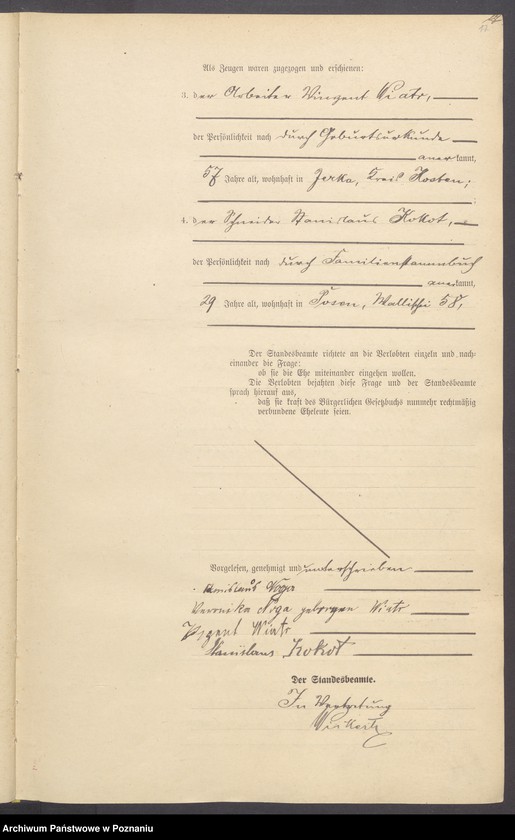 Obraz 19 z jednostki "Księga miejscowa małżeństw tom III [Rejestr główny małżeństw]"