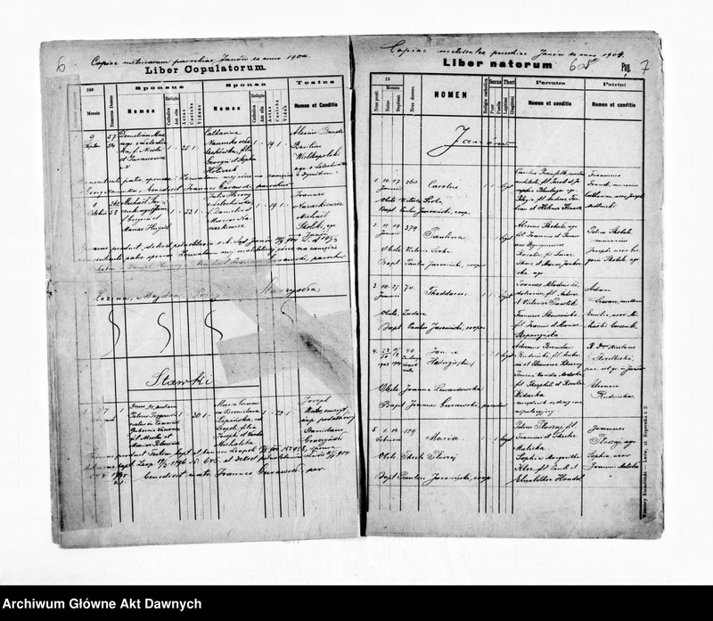 image.from.unit.number "Parafia: Janów (Gródecki). Dekanat: Gródek Jagielloński. Kopie z ksiąg metrykalnych ur., śl. dla całej parafii (miasto Janów i wsie)."