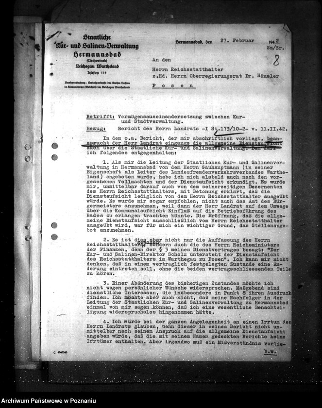 Obraz 13 z jednostki "Hermannsbad - Dienstaufsicht (Ciechocinek)"