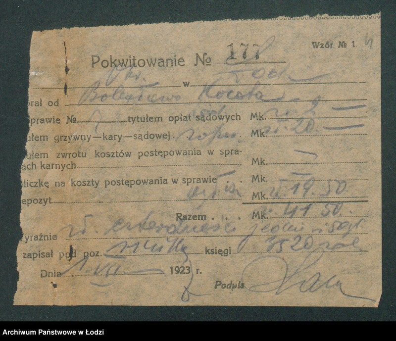 Obraz 6 z jednostki "Bolesław Kocot i Stanisław Witek- handel win i wódek"