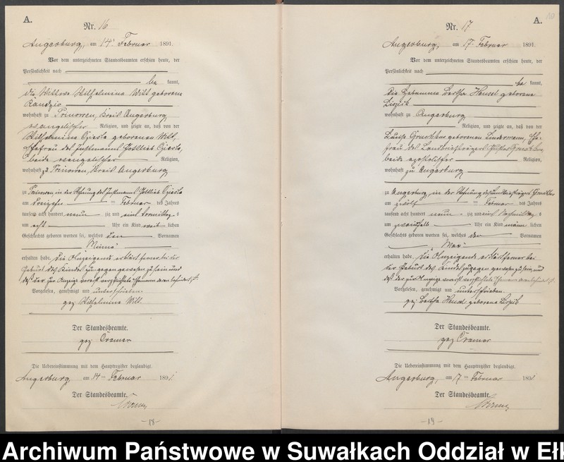 image.from.unit.number "Geburts-Neben-Register des Preussischen Standes-Amtes Angerburg Kreis Angerburg"