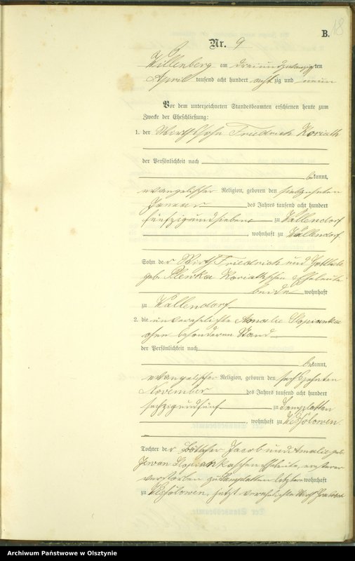 image.from.unit.number "Heiraths-Neben-Register Nr 1 - 47"