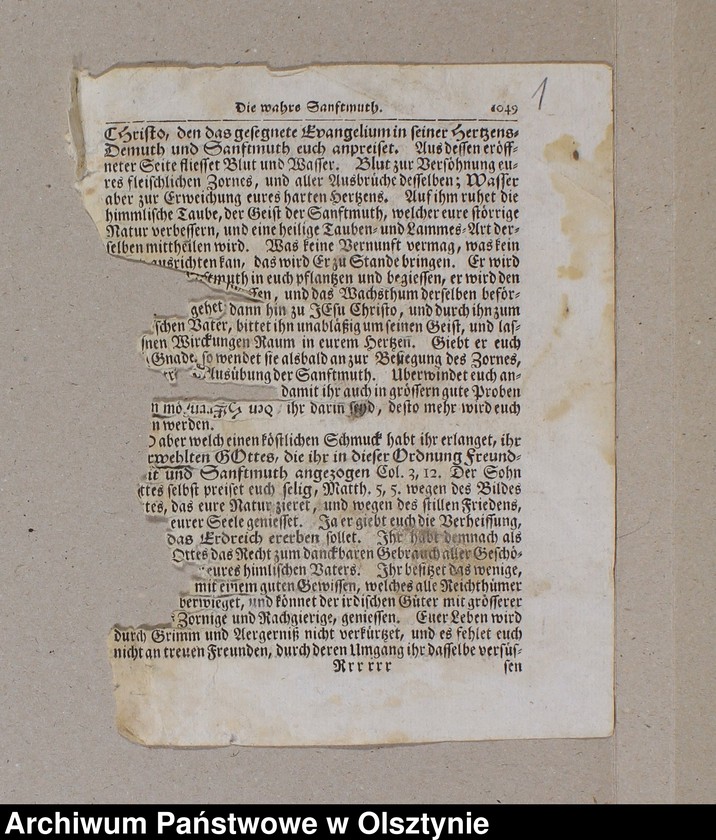 image.from.unit.number "1. Predikte im Jahre 1728 /Bruchstück/ 2.Amtsblätter pro 1842-1848 3. Lieder, Couplete usw. nach d. 1871 J. 4. Zeitungsausschnitte 1932"