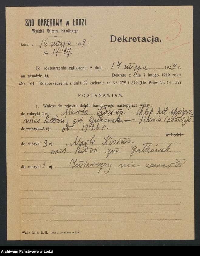 Obraz 5 z jednostki "Marta Kozina- sklep kolonialno-spożywczy"