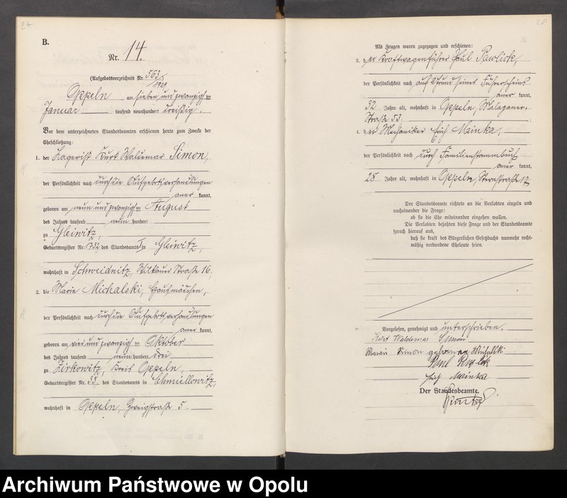 Obraz 17 z jednostki "[Rejestr Małżeństw] 1930 tom I Nr 1-194"