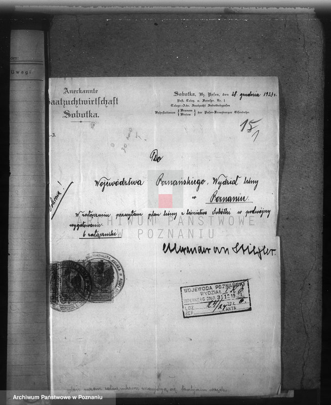 Obraz 5 z jednostki "Majętność /leśna/ Sobótka powiat ostrowski"