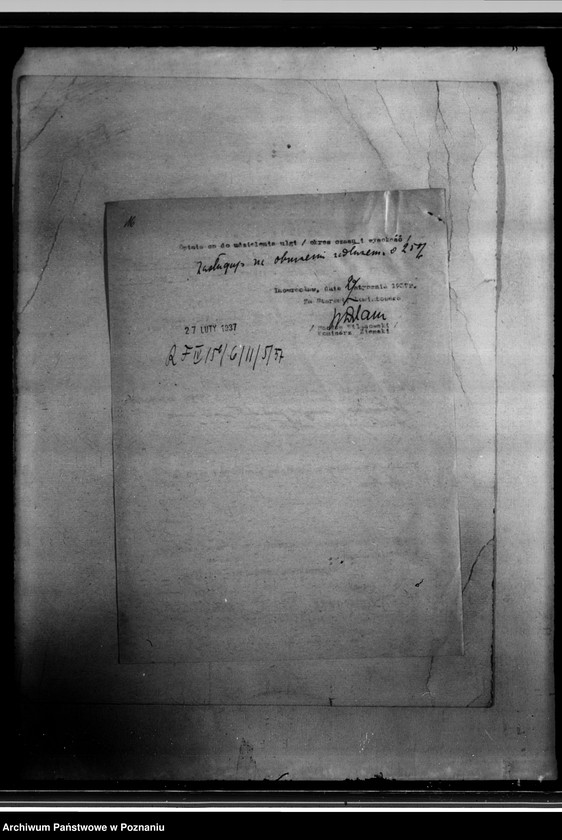 Obraz 20 z jednostki "Podania osadników z parcelacji polskiej o zmniejszenie zadłużenia na podstawie art. 16. rozporządzenia Prezydenta Rzeczpospolitej z dnia 24.X.1934 r. z terenu powiatu inowrocławskiego"