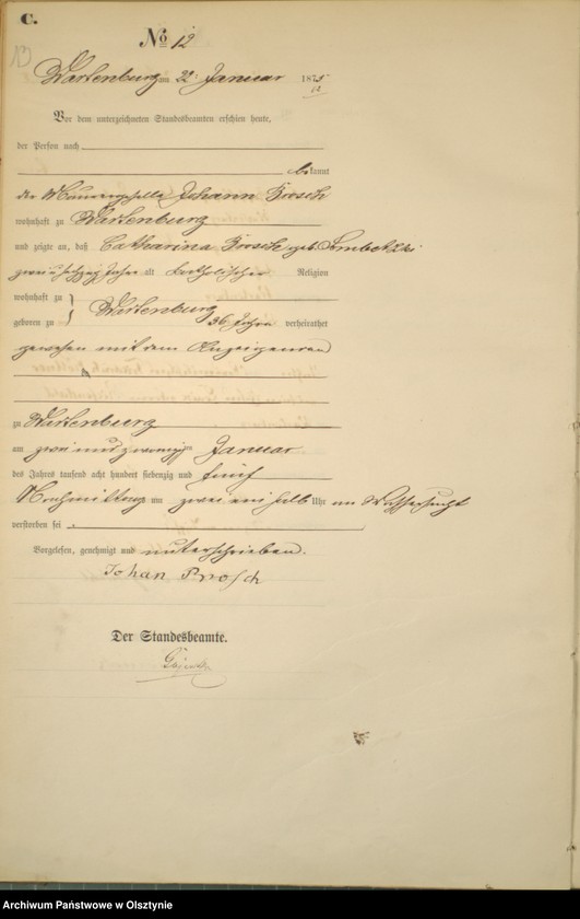 image.from.unit.number "Haupt-Sterbe-Register Nr 1 - 115"