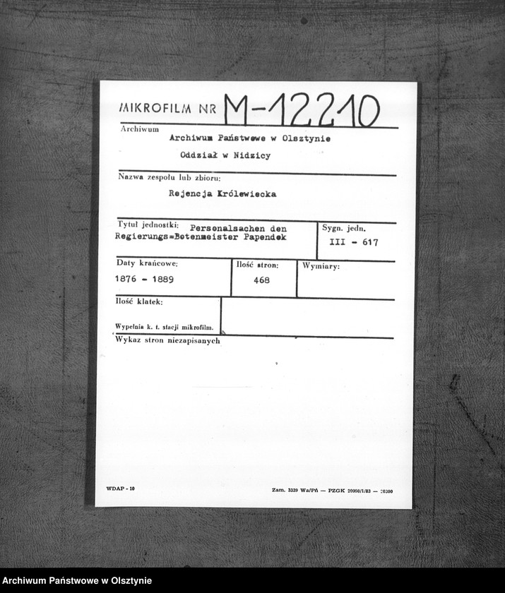 image.from.unit.number "Regierungs-Botenmeister Papendick [Leopold]"