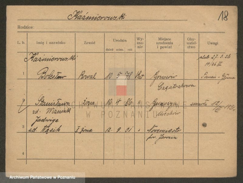 Obraz 19 z jednostki "Kaźmierczyk - Kątny"