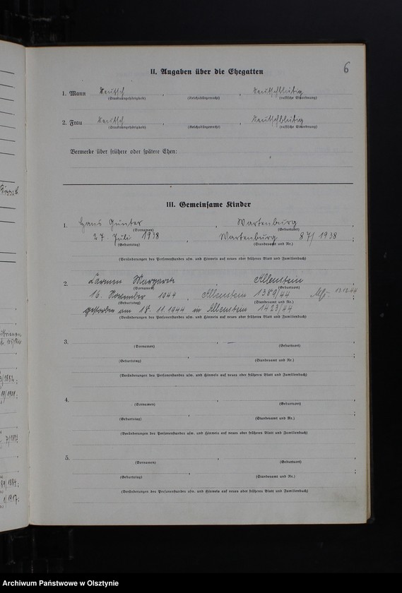 image.from.unit.number "Heirats-Haupt-Register Tom II, Nr 17 - 43"