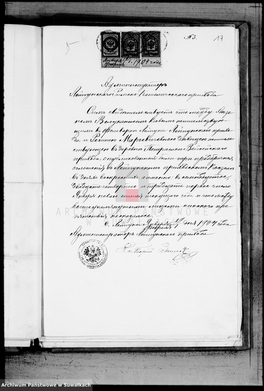 image.from.unit.number "Dokumenty k Duplikatu Brakosočetavšichsja v 1904 godu Vejsejakogo R. Katoličeskogo Prichoda"