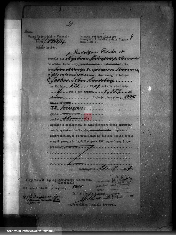 Obraz 12 z jednostki "Majętność Gościejewo pow. obornicki własność R. Risto nr woj. kotła 5995"