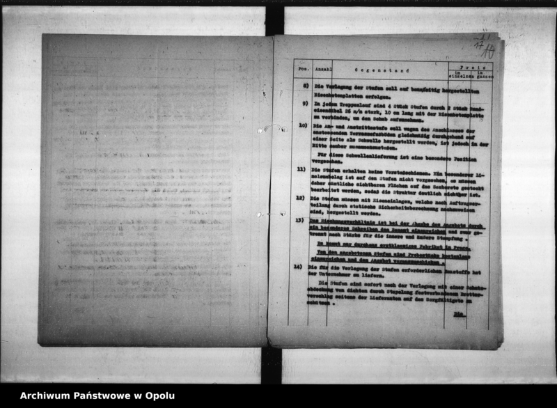 Obraz 15 z jednostki "Kunststeinstufen Erweiterungsbau des Rathauses B[an]d VIII"