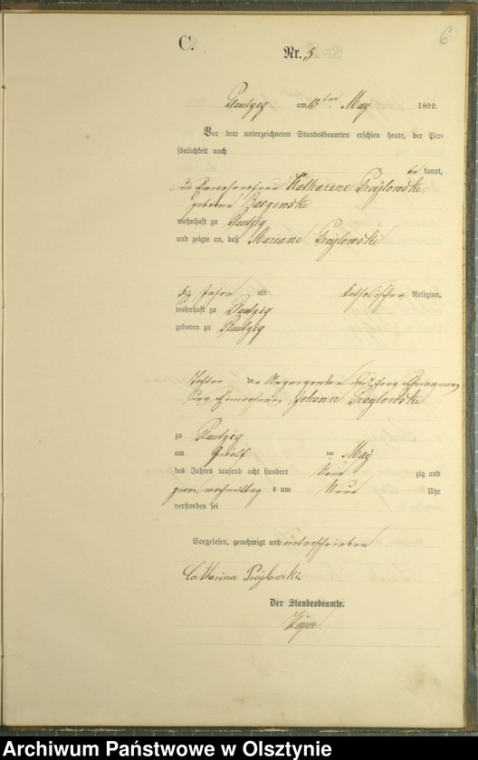 image.from.unit.number "Sterbe-Haupt-Register Nr 1 - 30"