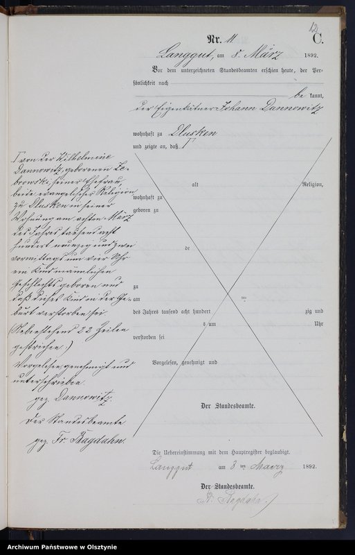 image.from.unit.number "Sterbe-Neben-Register Nr 1 - 38"