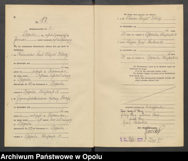 Obraz 20 z jednostki "[Rejestr Małżeństw] 1928 Nr 1-248"