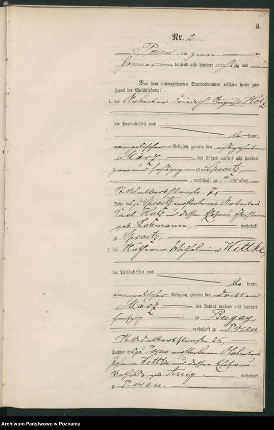 Obraz 6 z jednostki "Księga małżeństw t. I"