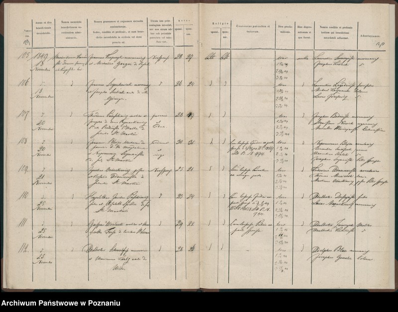 Obraz 19 z jednostki "Księga małżeństw"