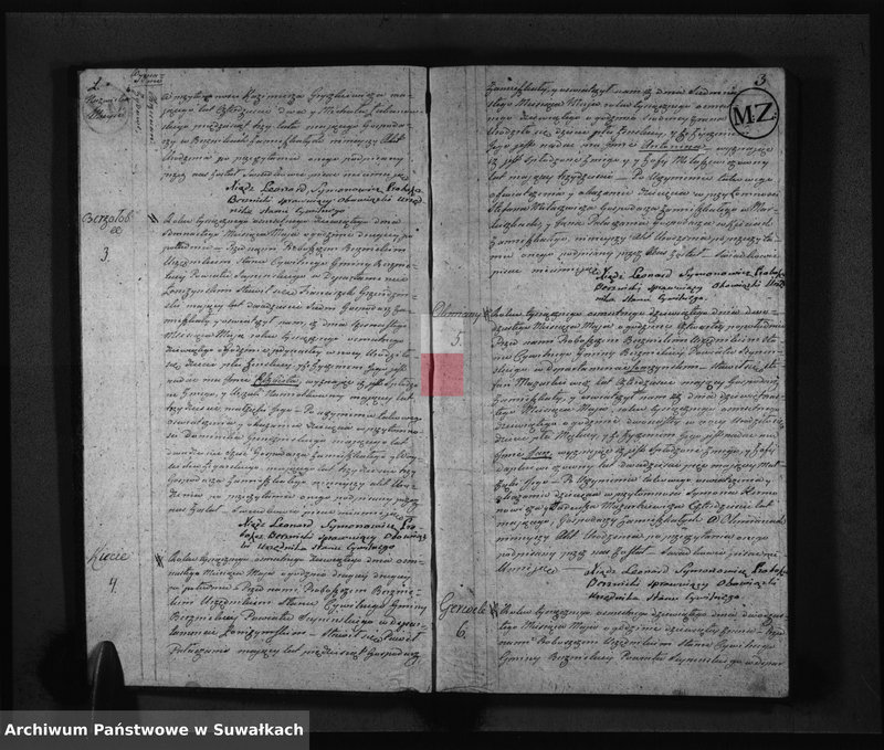 image.from.unit.number "Akta Urodzonych w Gminiej Berznickiey od 10-go Maja 1809 R-u"