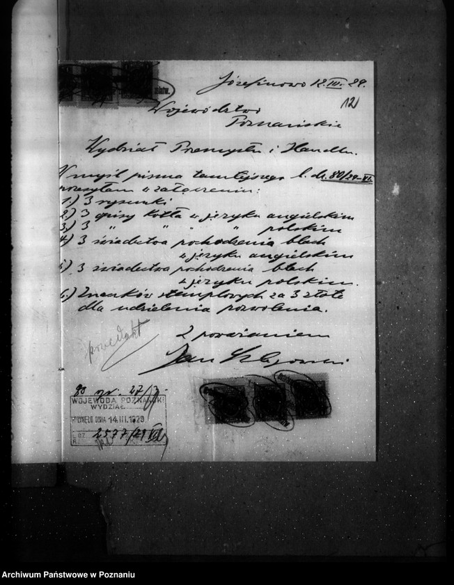 Obraz 16 z jednostki "Majętność Józefinowo pow. obornicki nr woj. kotła 6269"