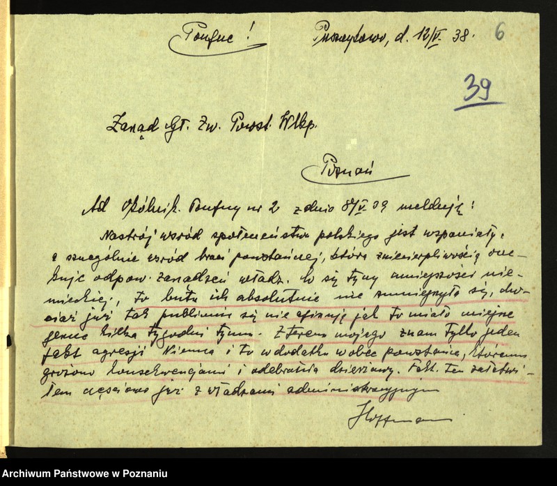 image.from.unit.number "Informacje o zachowaniu się Niemców na wiosnę 1939 r."