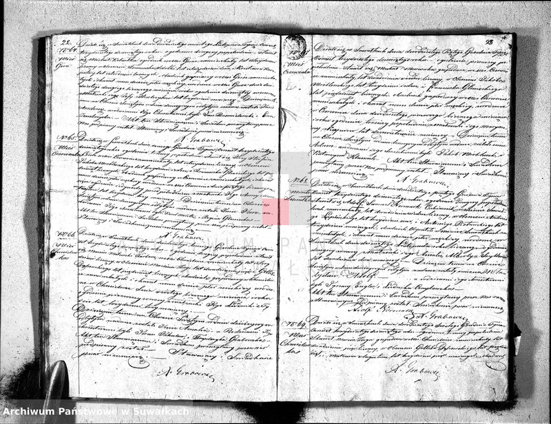 image.from.unit.number "Księga Duplikat Urzędnika Stanu Cywilnego Wyznania Ewangelickiego Okręgu Suwałki w Powiecie Dąbrowskim Obwodzie i Gubernii Augustowskiey na Rok 1839."