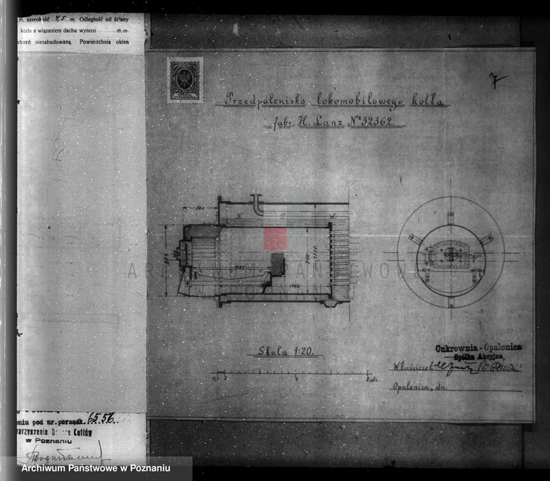 Obraz 11 z jednostki "Cukrownia w Opalenicy Spółka Akcyjna nr woj. kotła 6556"
