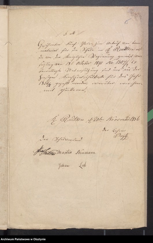 image.from.unit.number "Einnahme und Ausgabe Beläge zur Kirchspiels Schulkassen-Rechnung"