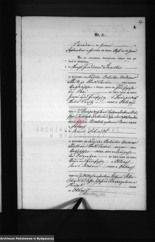 image.from.unit.number "Akta małżeństw - wtóropis"