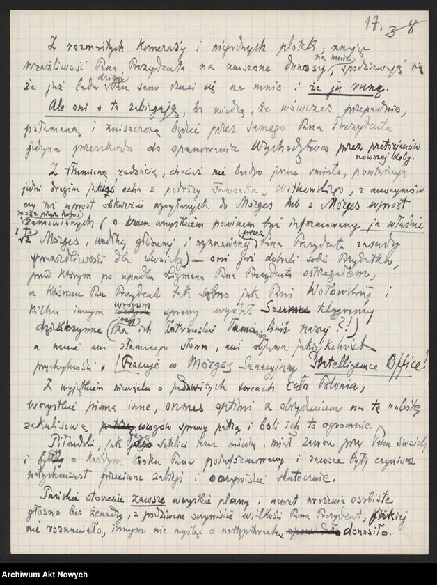 image.from.unit.number "Orłowski Józef; Załączniki: 1) wycinki prasowe; 2) list I. Paderewskiego do J. Orłowskiego (rękopis J. Orłowskiego); 3) list ks. F. Feldheima (do I. Paderewskiego?) z 21 III 1936 r. (fotokopia); 4) "Affidarit"; 5) telegram Grupy R. Chase