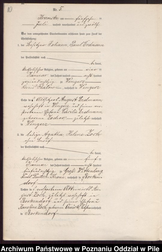 image.from.unit.number "Księga małżeństw"