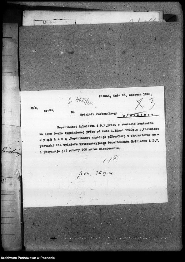 Obraz 7 z jednostki "Sprawy Osobowe personalne urzędników przejściowych"