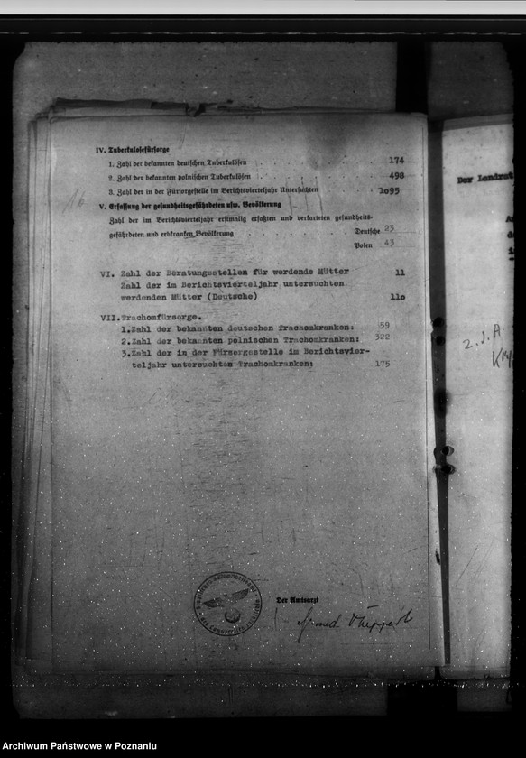 Obraz 20 z jednostki "Arbeitsübersichten der Gesundheitsämter"