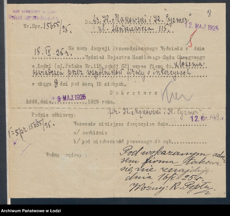 Obraz 10 z jednostki "K.Mąkowski i K.Cyzmer- przedsiębiorstwo budowlane"