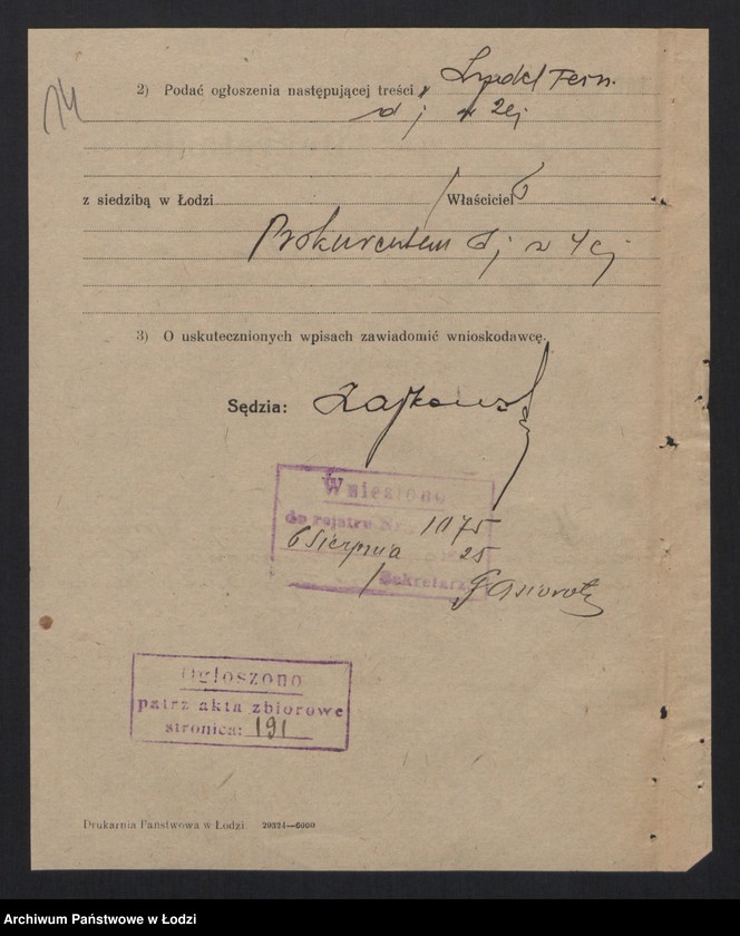 Obraz 16 z jednostki "Zyndel Fein - skład skór"